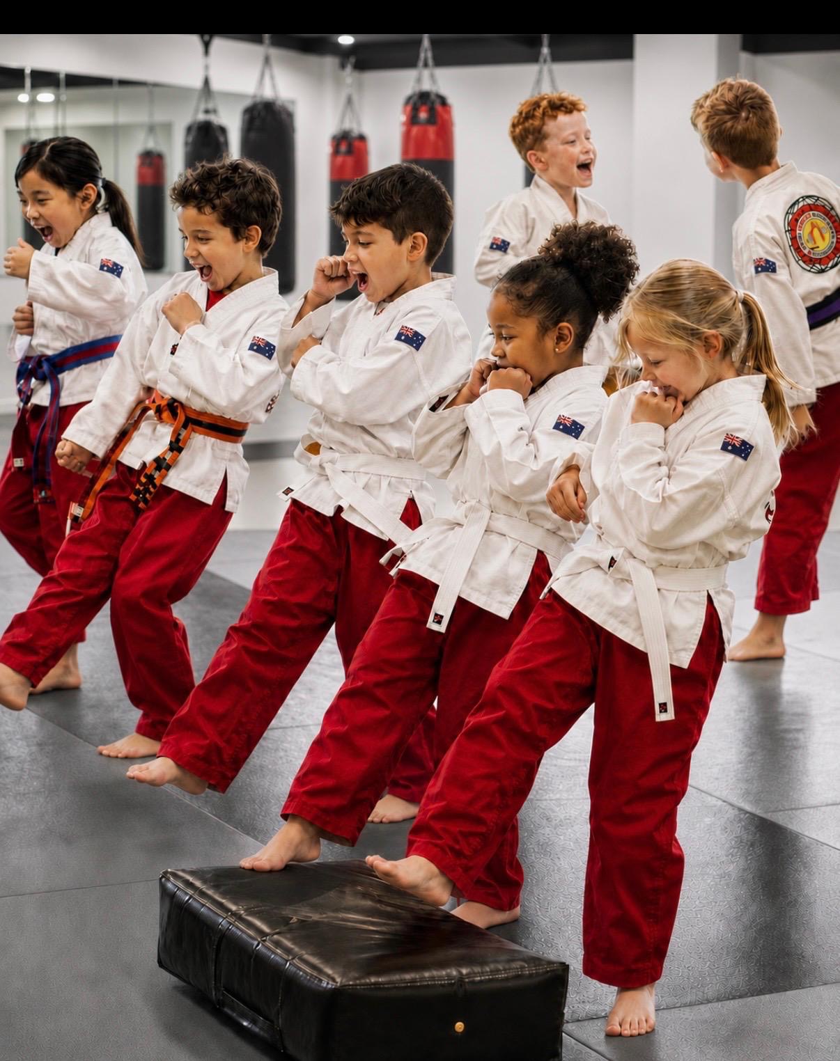 Kids training at SAMA Academy